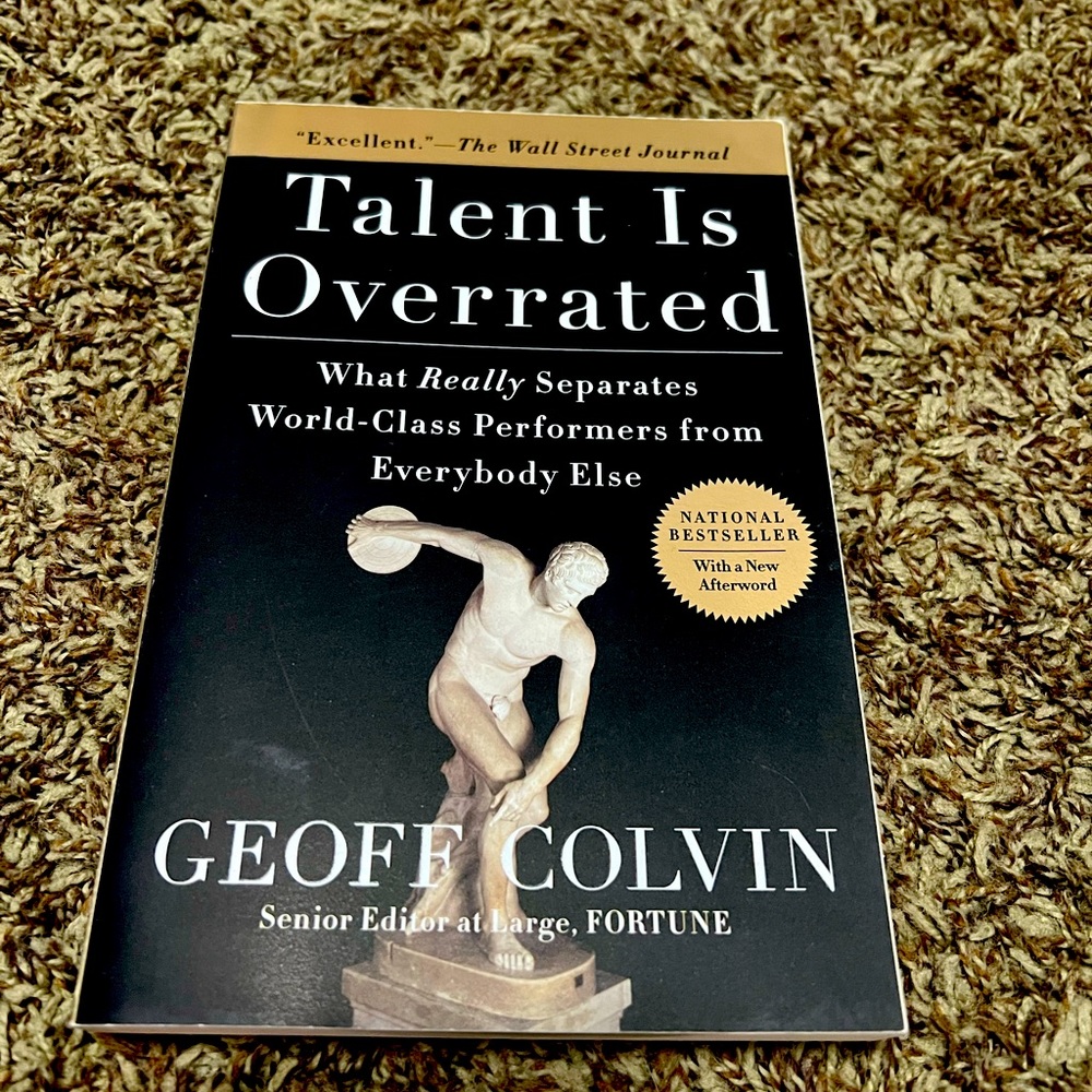 Talent is overrated book